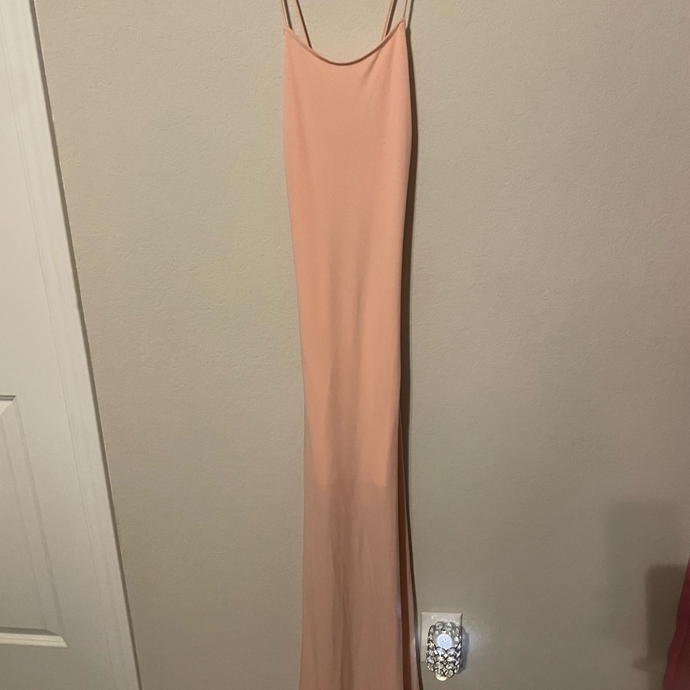 Pink Backless Dress - Picture 3 of 3
